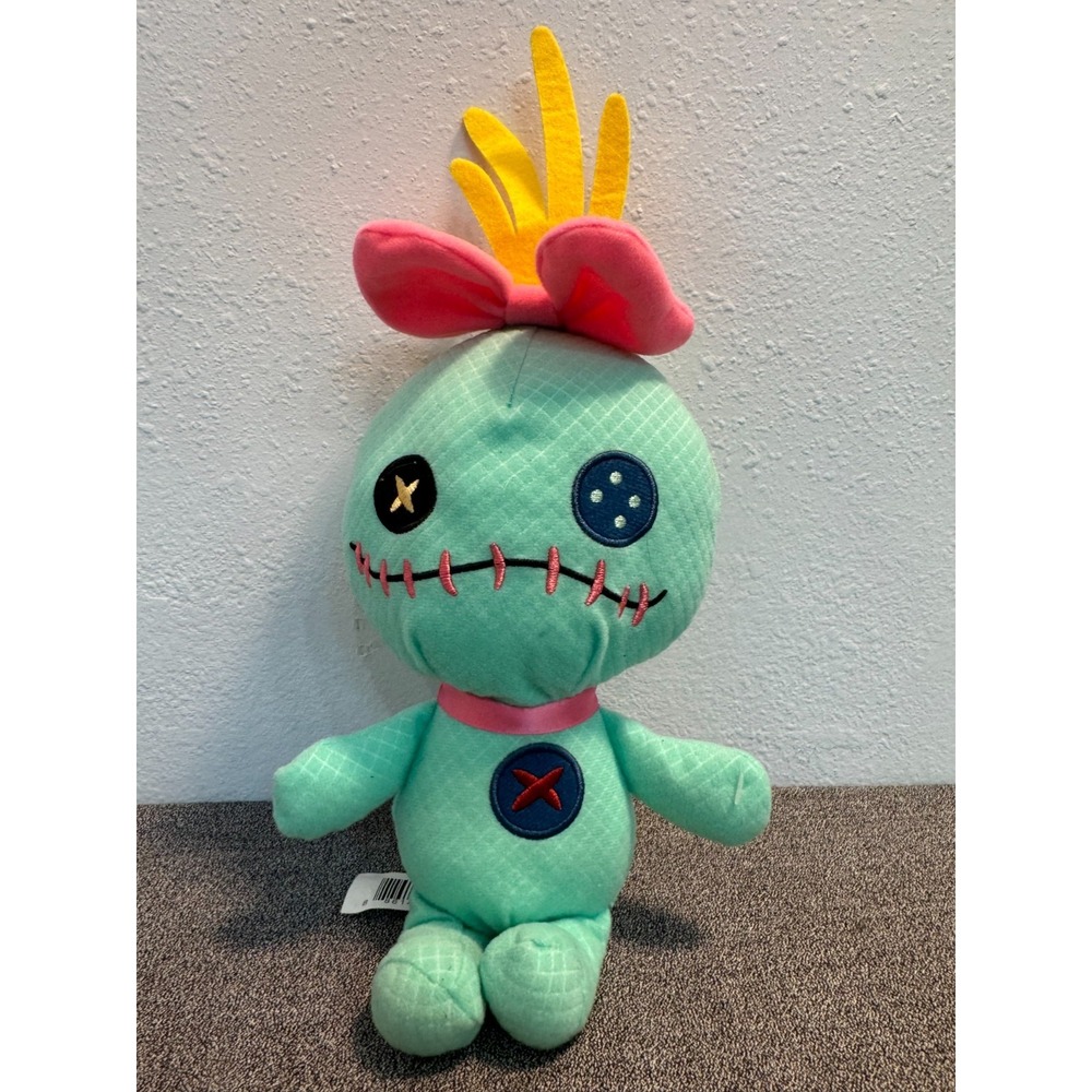 Disney Just Play Lilo & Stitch Scrump Ribbon Bow Stuffed Animal Plush Toy 10"